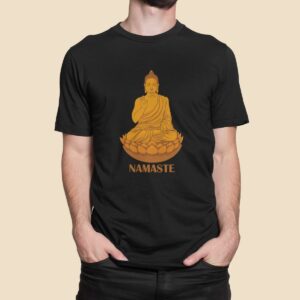 Στάμπα για μπλούζα, Buddha (10004) - Black (309)