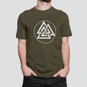 T-Shirt με Εκτύπωση , Valhala Walknut (10025) - Army (269)