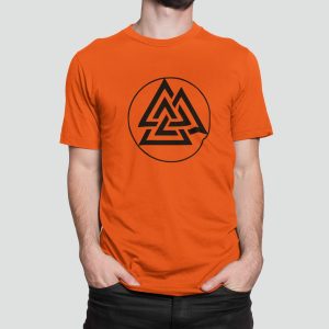 T-Shirt με Εκτύπωση , Valhala Walknut (10025) - Orange(400)