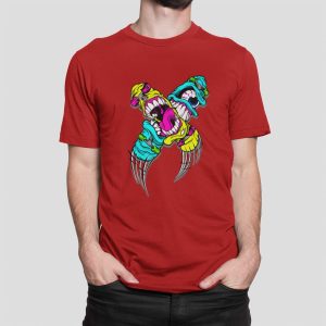 T-shirt με εκτύπωση , Skater (10047) - Red (145)