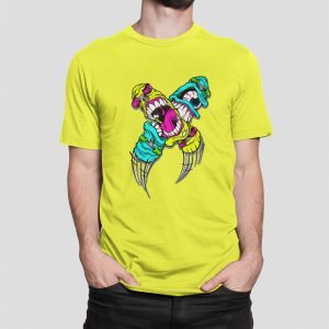 T-shirt με εκτύπωση , Skater (10047) -Lemon (302)