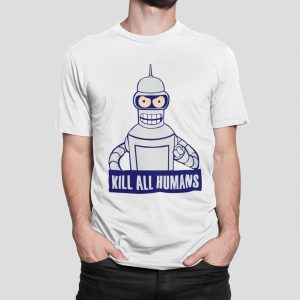 Mplouza me stampa , Kill All Humans (10079) - White (102)