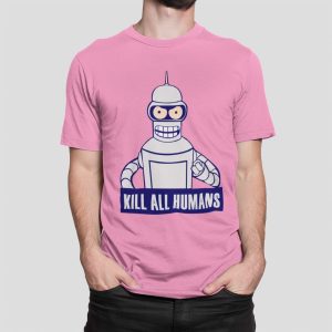 Mplouza me stampa , Kill All Humans (10079) - Orchid Pink (136)