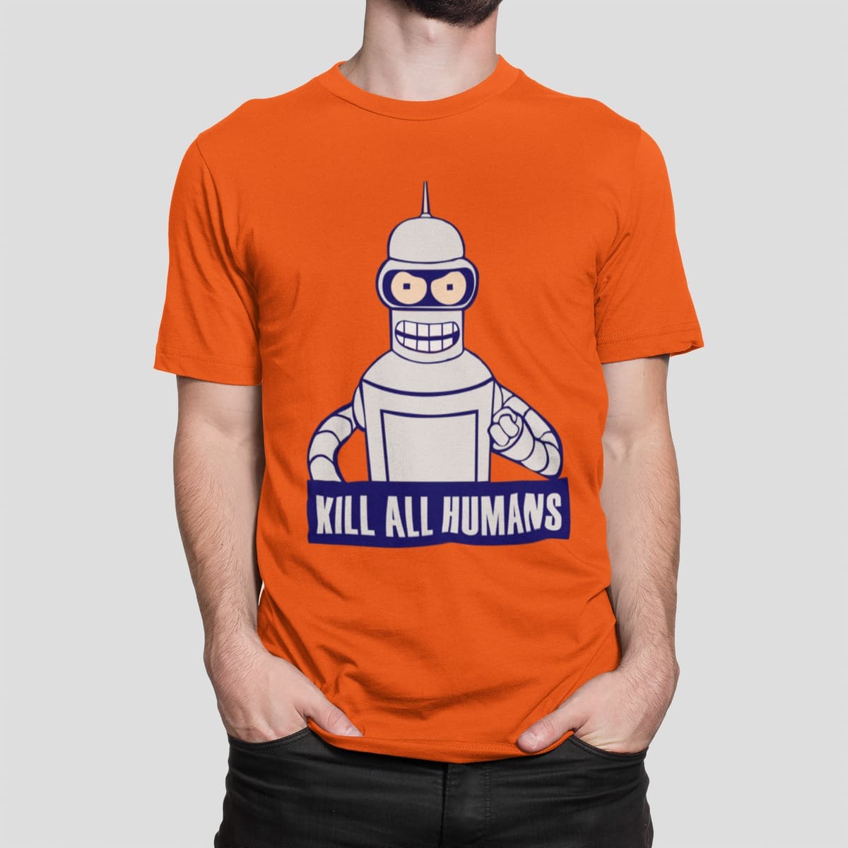 Mplouza me stampa , Kill All Humans (10079) - Orange (400)