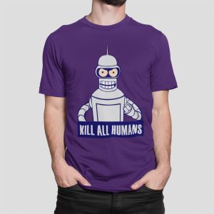 Mplouza me stampa , Kill All Humans (10079) - Dark Purple (712)