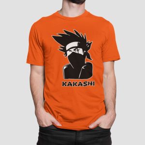 Μπλούζα με στάμπα, Kakashi (10134) - Orange (400)