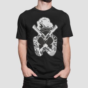 T-shirt print , Merilyn Monroe (10146) - Black (309)