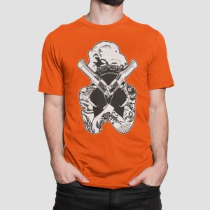 T-shirt print , Merilyn Monroe (10146) - Orange (400)