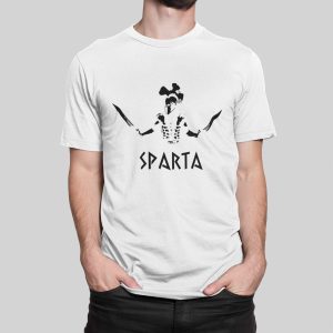 Μπλουζάκι με στάμπα, Sparta (10147) - White (102)