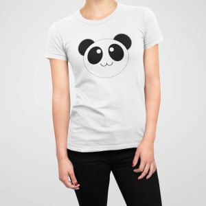 Μπλουζάκι με εκτύπωση , Panda (10180) - White (102)