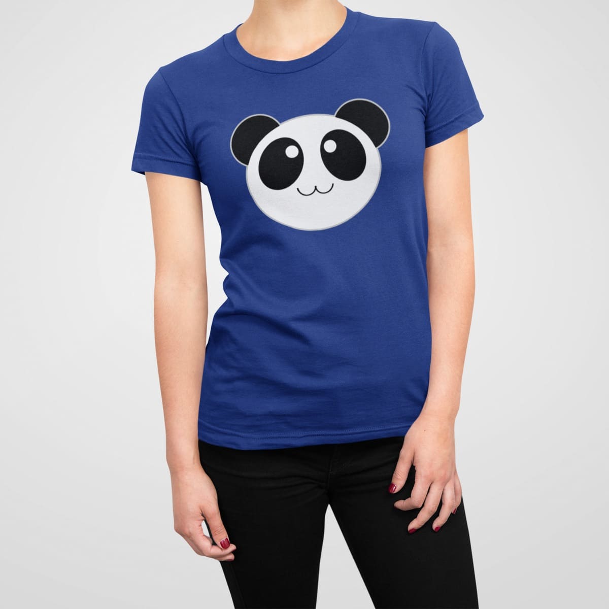 Μπλουζάκι με εκτύπωση , Panda (10180) - Royal Blue (241)