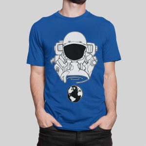 Μπλουζάκι με εκτύπωση, Astronautis (10182) - Royal Blue (241)