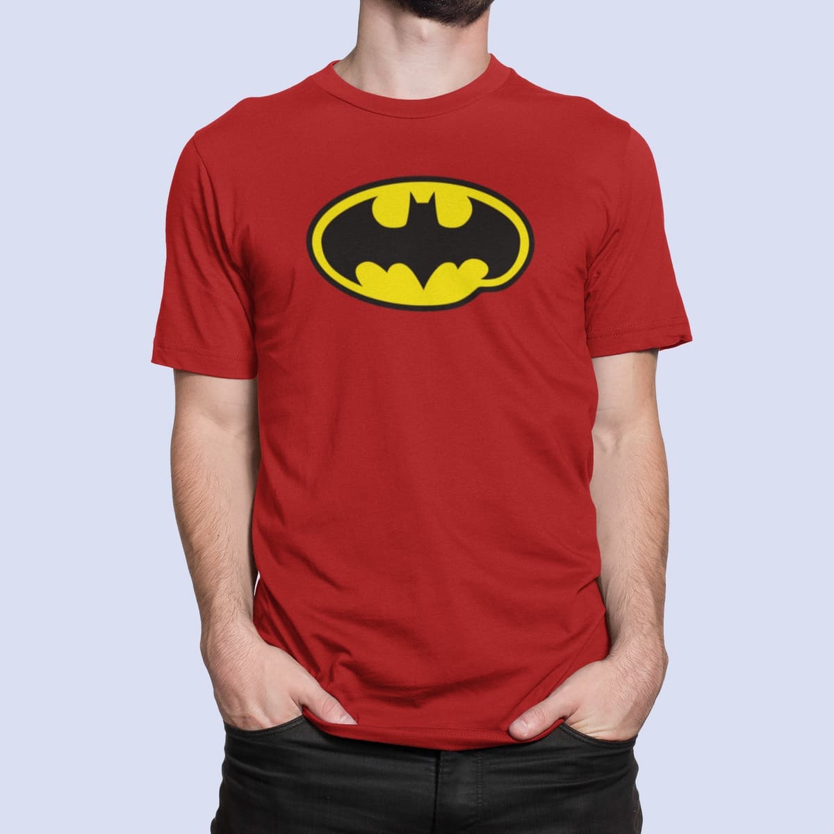 Στάμπα για μπλούζες Batman (10231) - Red (145)