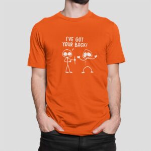 Στάμπα για μπλούζες I've got your back (10261) - Orange (400)