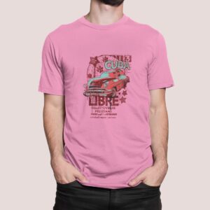 Στάμπα για μπλούζα, Cuba Libre (10277) - Pink (136)