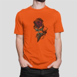 Στάμπα για μπλούζα, Rose smoke (10279) - Orange (400)