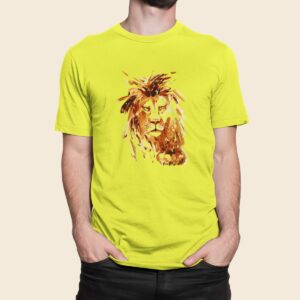 Στάμπα για μπλούζα, Lion (10286) - Lemon (302)