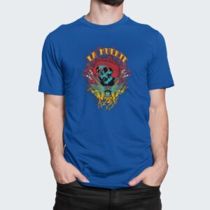 Στάμπα για μπλούζα, La muerte (10296) - Royal Blue (241)