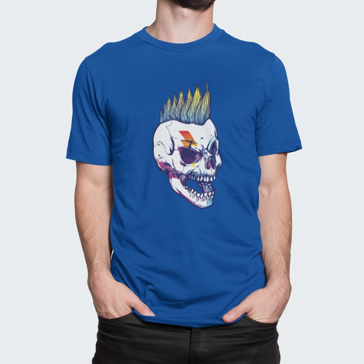 Στάμπα για μπλούζα, Mohawk (10297) - Royal Blue (241)