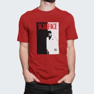 Στάμπα για μπλούζα, Scarface (10301) - Red (145)