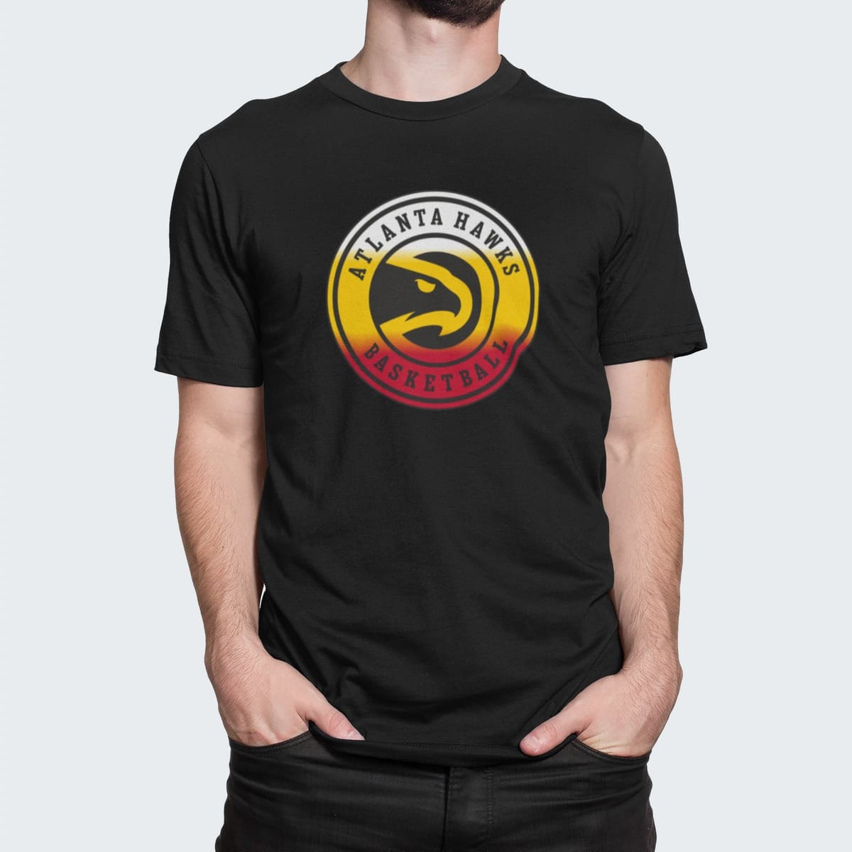 Στάμπα για μπλούζα, Atlanta Hawks (10302) - Black (309)