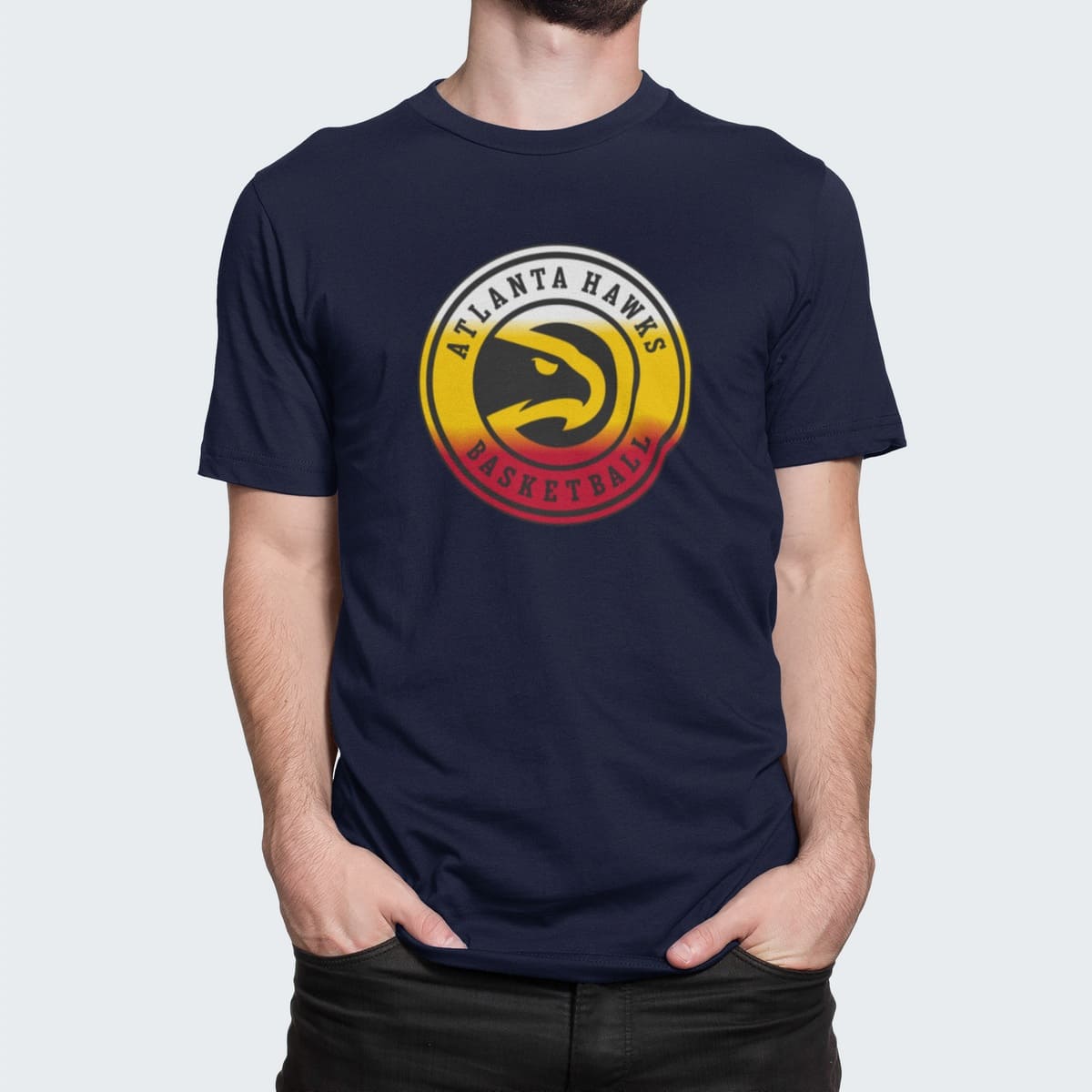 Στάμπα για μπλούζα, Atlanta Hawks (10302) - French Navy (319)