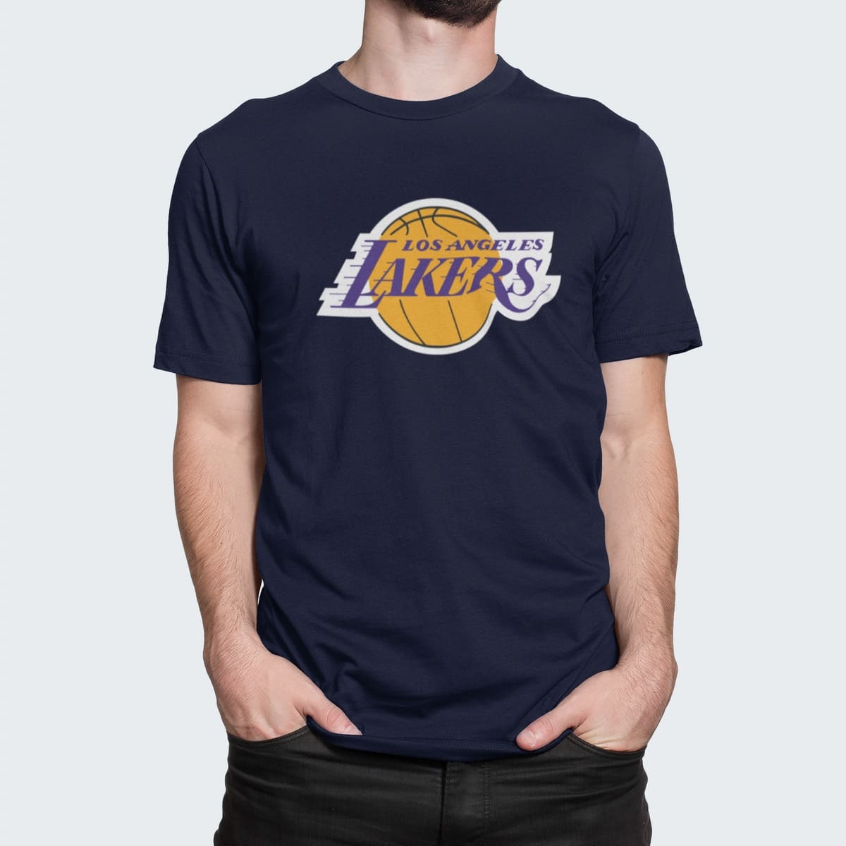 Στάμπα για μπλούζα, Los Angeles Lakers (10303) - French Navy (319)