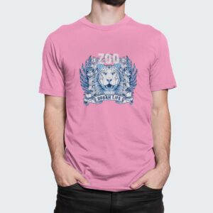 Στάμπα για μπλούζα, Urban Life Lion (10306) - Pink (136)