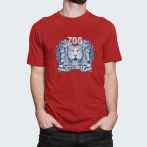 Στάμπα για μπλούζα, Urban Life Lion (10306) - Red (145)