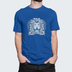 Στάμπα για μπλούζα, Urban Life Lion (10306) - Royal Blue (241)