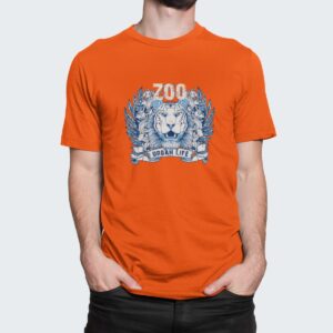 Στάμπα για μπλούζα, Urban Life Lion (10306) - Orange (400)