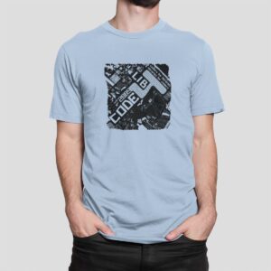 Στάμπα για μπλούζα, code (10311) - Sky Blue (220)