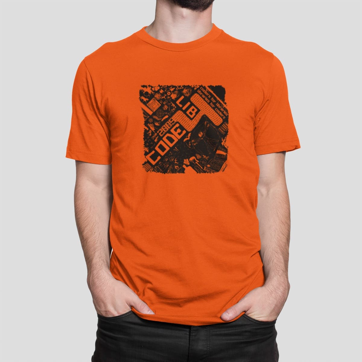 Στάμπα για μπλούζα, code (10311) - Orange (400)