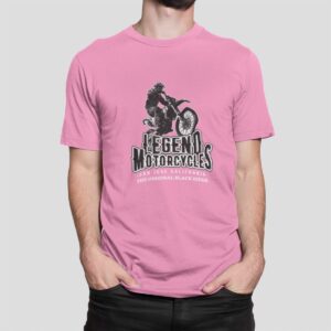 Στάμπα για μπλούζα, Legend Motorcycles (10312) - Pink (136)