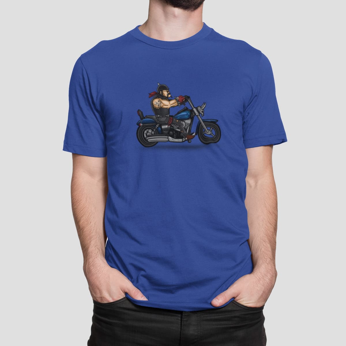 Στάμπα για μπλούζα, Easy Rider (10352) - Royal Blue (241)