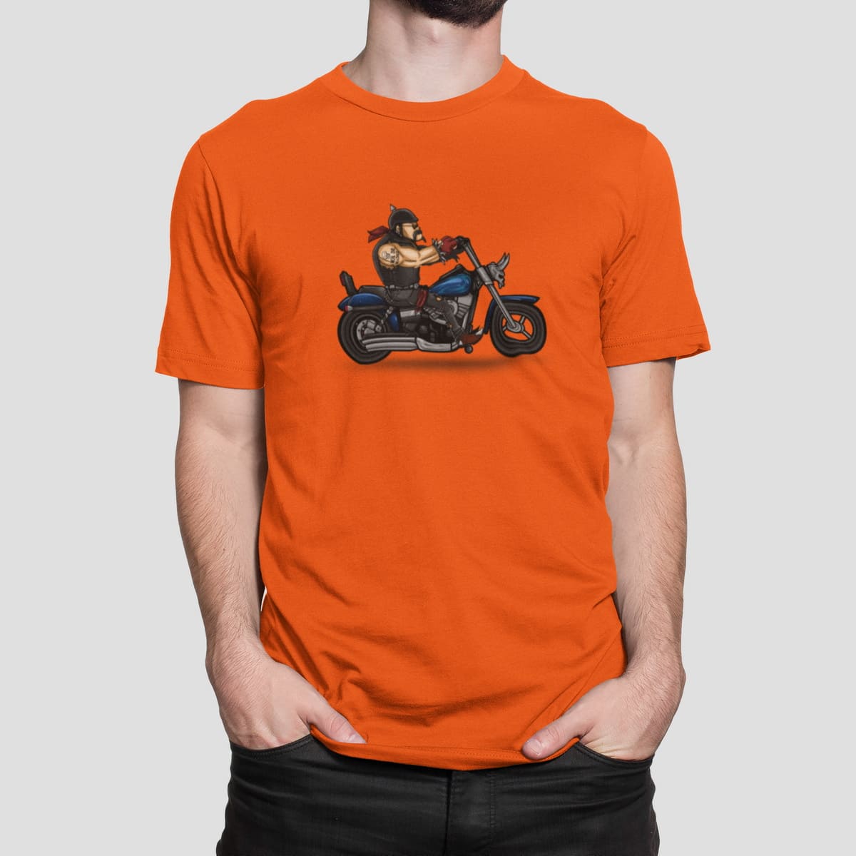 Στάμπα για μπλούζα, Easy Rider (10352) - Orange (400)