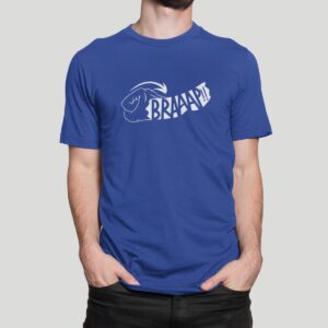 Στάμπα για μπλούζα, Braaap (10368) - Royal Blue (241)