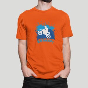 Στάμπα για μπλούζα, Motorcycle (10371) - Orange (400)