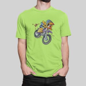 Στάμπα για μπλούζα, Dirt Bike (10361) - Apple Green (280)