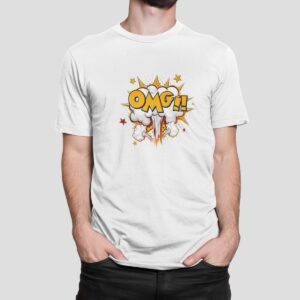 Στάμπα για μπλούζα, Omg Cartoon Style (10413) - White (102)