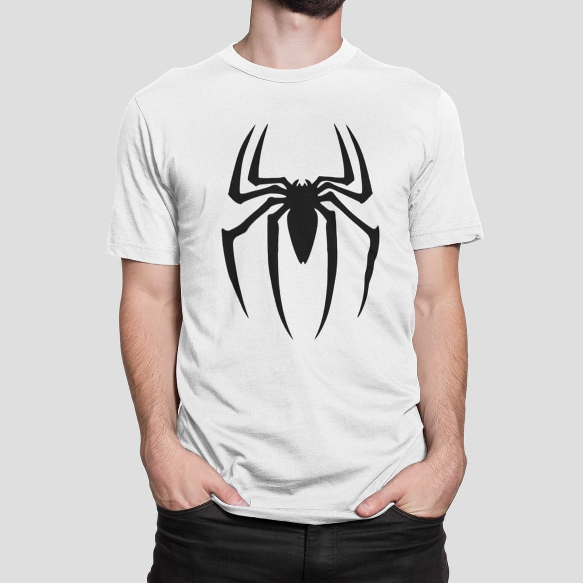 Στάμπα για μπλούζα, Spider Man (10144) - White (102)