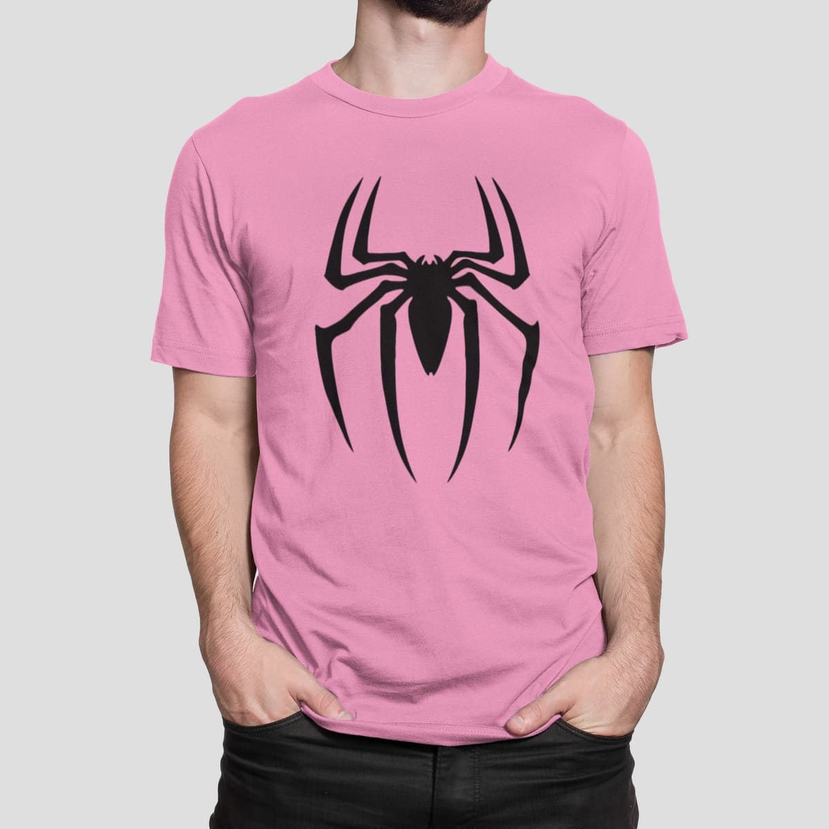 Στάμπα για μπλούζα, Spider Man (10144) - Pink (136)