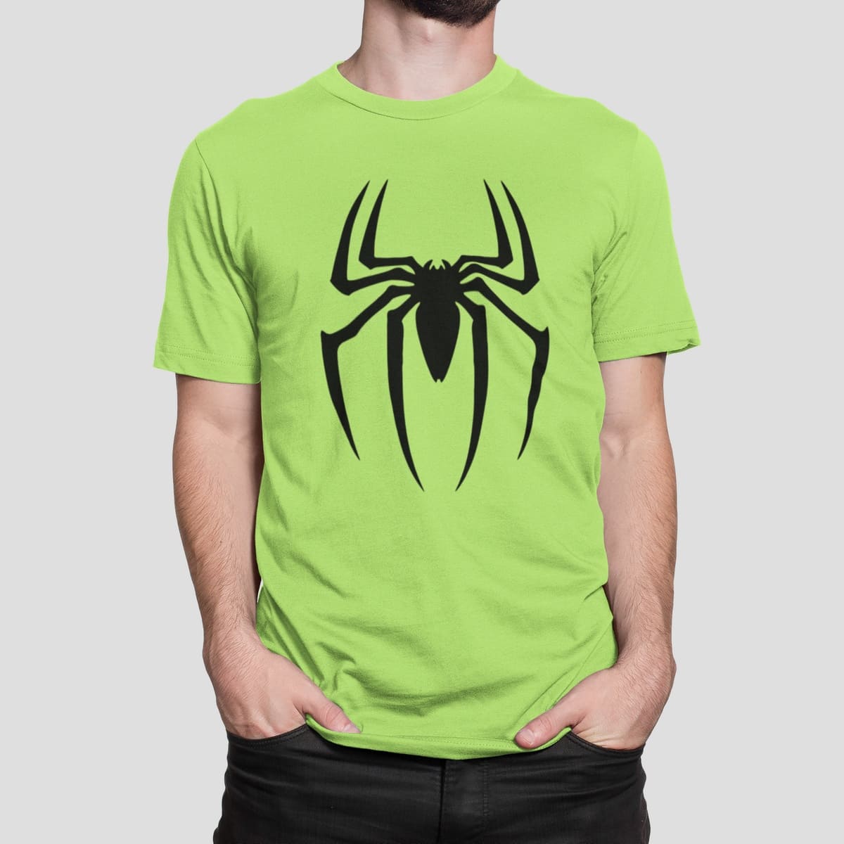 Στάμπα για μπλούζα, Spider Man (10144) - Apple Green (280)