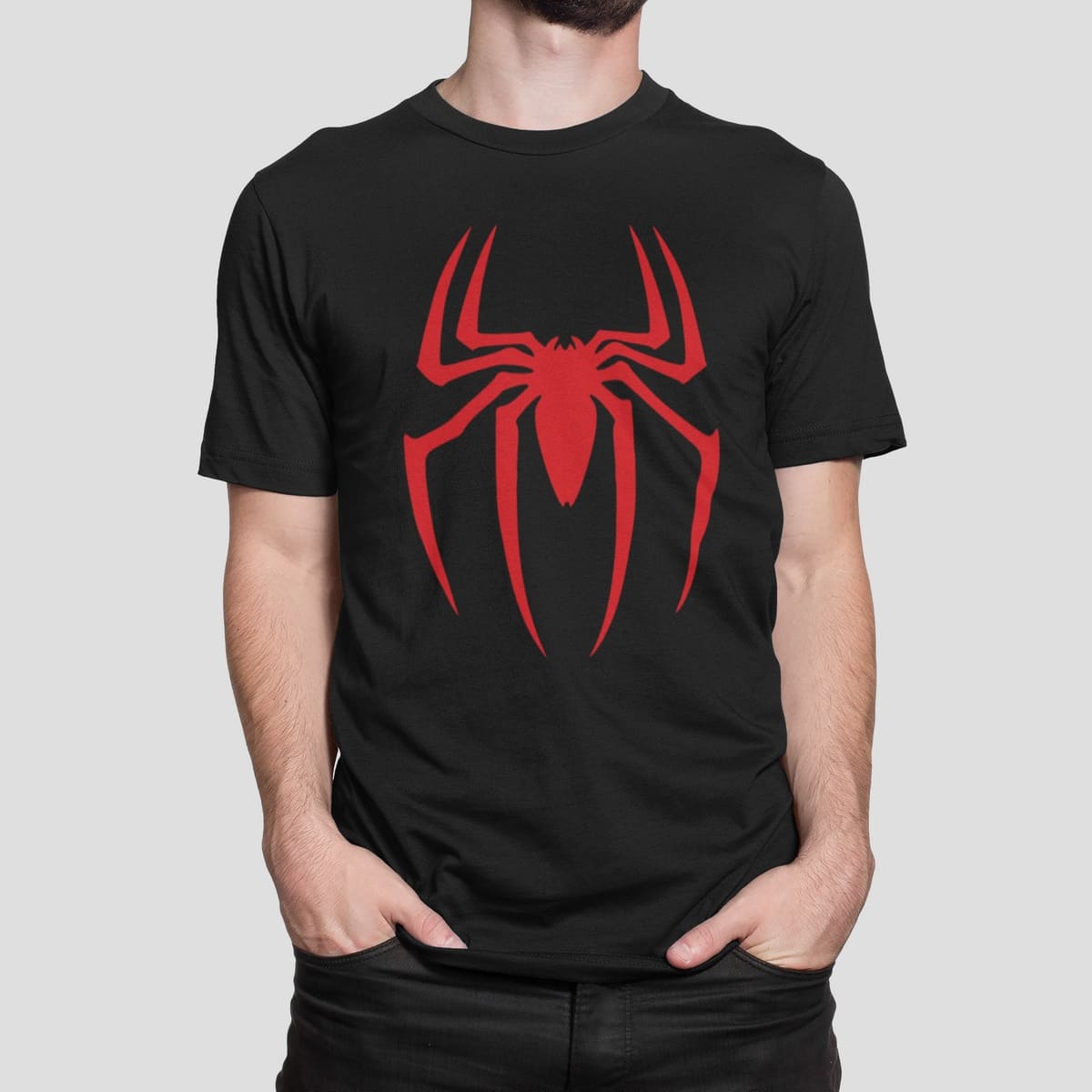 Στάμπα για μπλούζα, Spider Man (10144) - Black (309)