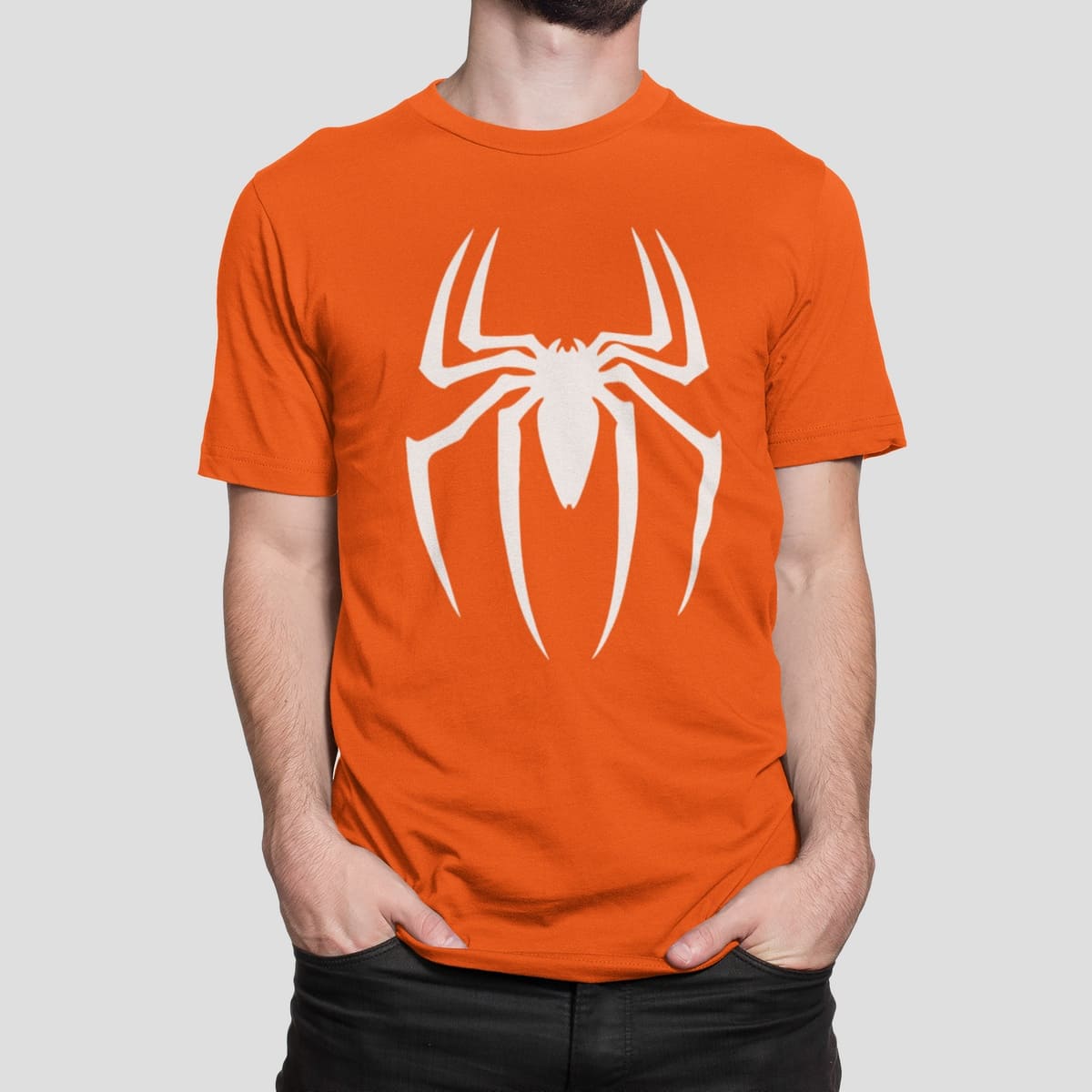 Στάμπα για μπλούζα, Spider Man (10144) - Orange (400)