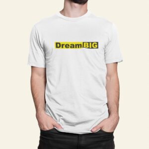 Στάμπα για μπλούζα, Dream Big (10414) - White (102)