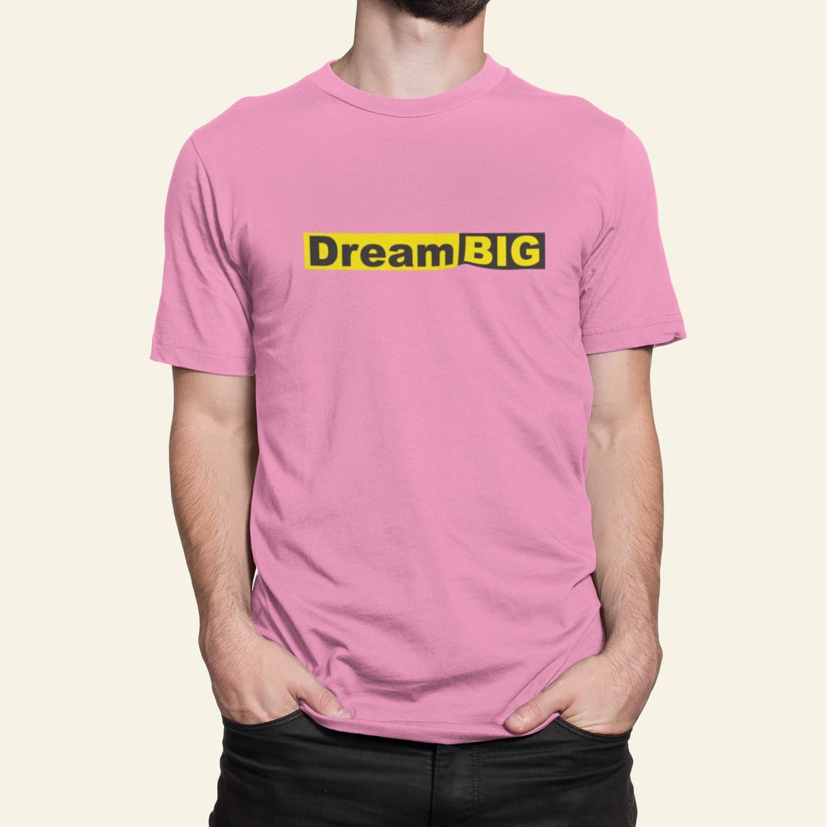 Στάμπα για μπλούζα, Dream Big (10414) - Pink (136)