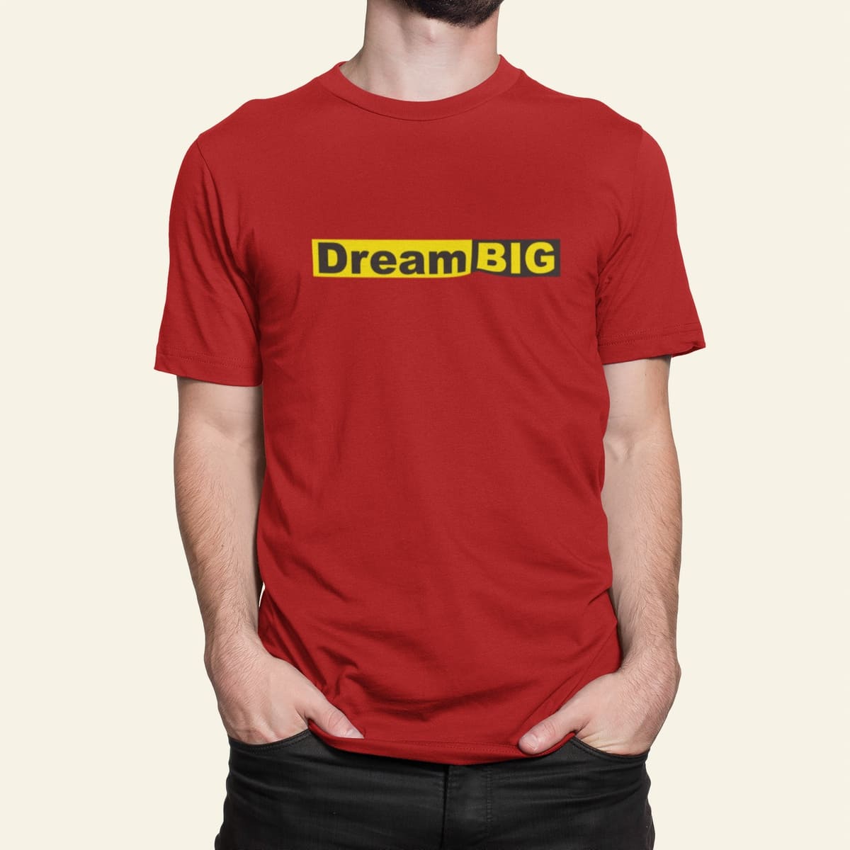 Στάμπα για μπλούζα, Dream Big (10414) - Red (145)