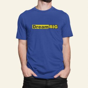 Στάμπα για μπλούζα, Dream Big (10414) - Royal Blue (241)