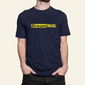 Στάμπα για μπλούζα, Dream Big (10414) - French Navy (319)